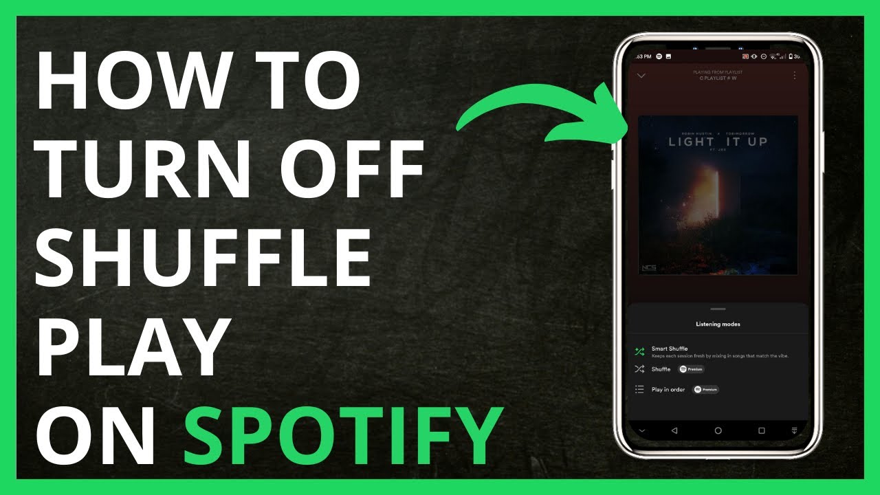 How To Turn Off Shuffle Play on Spotify in 2024 - YouTube