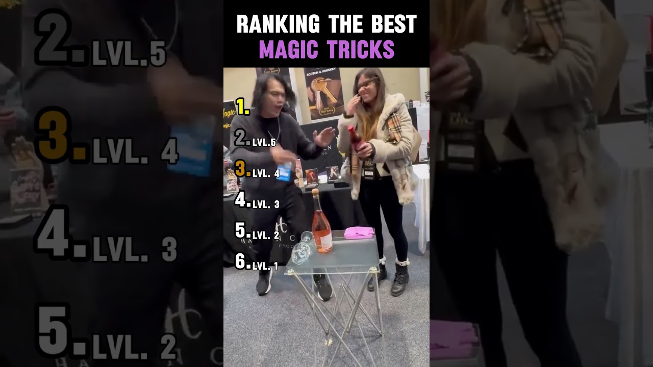 RANKING THE BEST MAGIC TRICKS