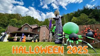SETTING UP HALLOWEEN INFLATABLES 2025
