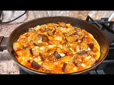 БАКЛАЖАНЫ - с Яйцами на Сковороде. Самый Вкусный Рецепт.