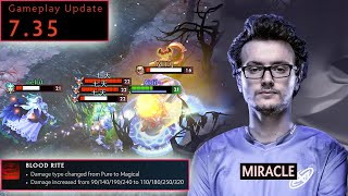 MIRACLE Says Bloodseeker is BROKEN... He's Probably Right | 7.35 Patch |