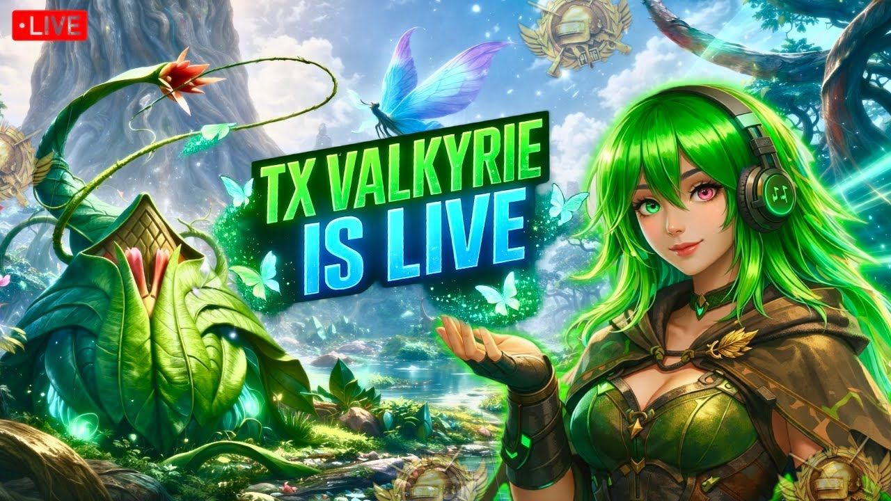 ACE RANK PUSH😱BGMI 4.2UPDATE😍 !! TX VALKYRIE IS LIVE ♥️