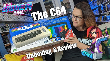 The C64 Full Sized 2019 Commodore 64 Unboxing & Impressions Review | Retro Gamer Girl