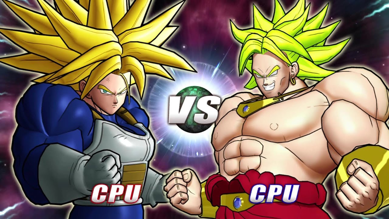 Dragon Ball: Raging Blast 2 | Super Trunks vs Broly Legendary Super Saiyan