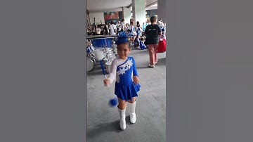 Lexie Nicole the smallest majorette 😊 LHES Drum & Lyre Competition ✨️