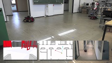 Hunt and Prey Scenario with Mobile Robots