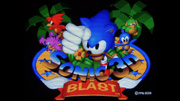 Sonic 3D Blast Intro (Genesis) - Sony BVM-A32 (Reference CRT Monitor)