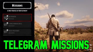 Red Dead Online New Telegram Missions - How To Play Telegram Missions