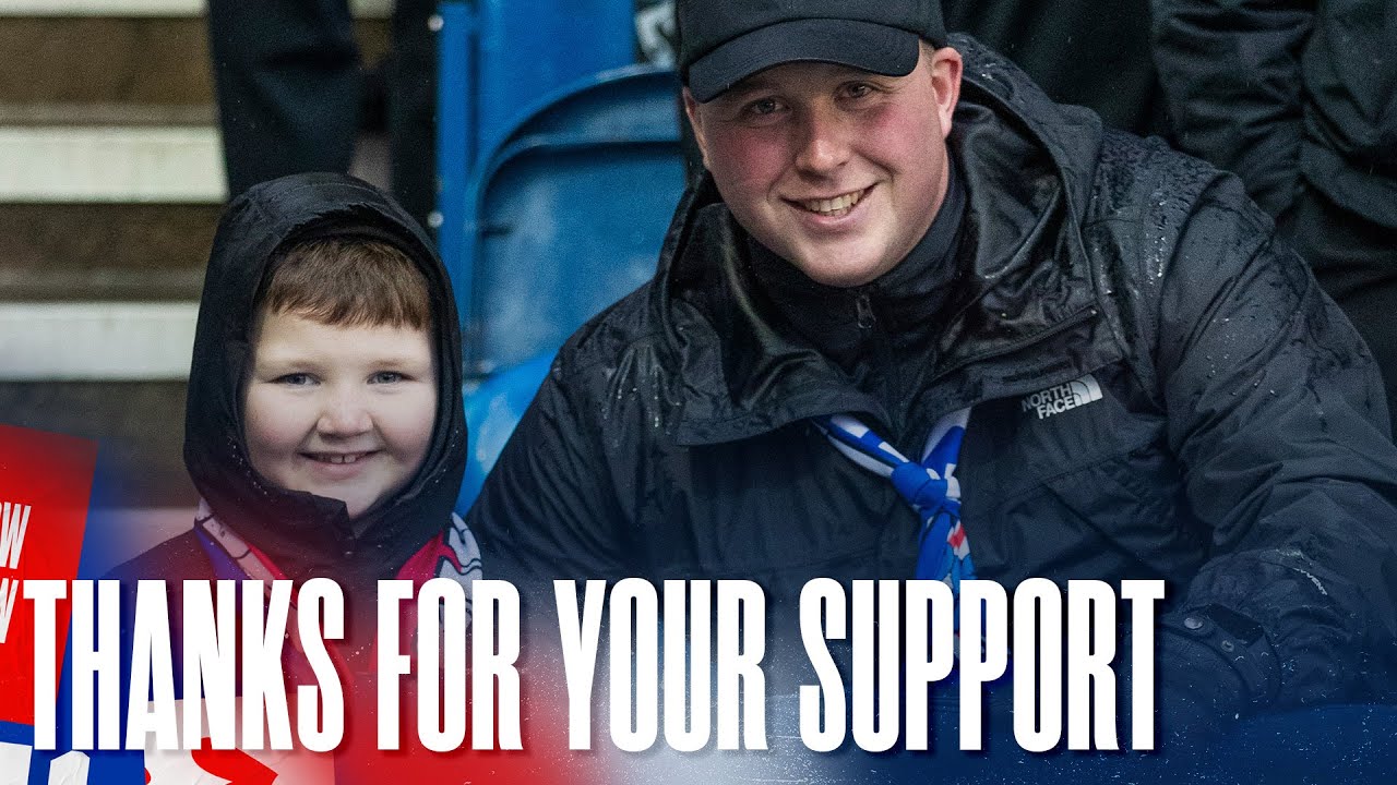 Thanks For Your Support At Ibrox