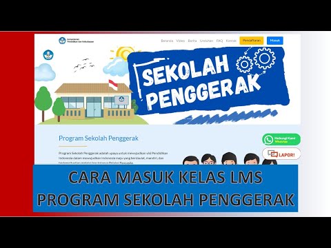 Cara Masuk LMS Sekolah Penggerak