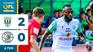 Атырау 2:0 Қызылжар | OLIMPBET QFL Премьер-лига 2024 | 6тур | Ойынға шолу, 27.04.2024