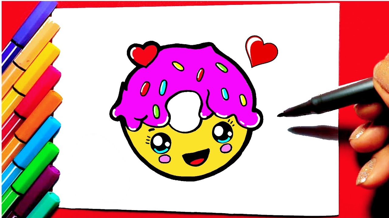 Como desenhar Cacto fofo Kawaii ❤ Desenhos Kawaii - Desenhos para