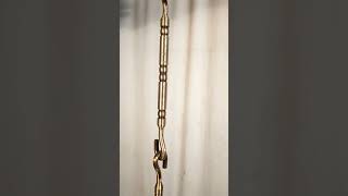 Swing chain brass antique Golden Finish 7 Ft #9422344317