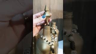 Como estão hoje GARRAFAS ouro #diy