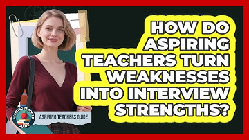 How Do Aspiring Teachers Turn Weaknesses Into Interview Strengths? - Aspiring Teacher Guide