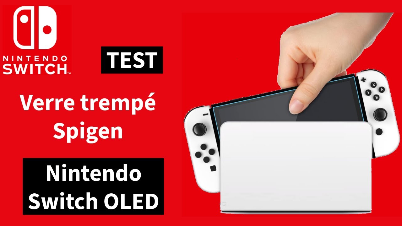 TEST Verre trempé Nintendo SWITCH OLED 