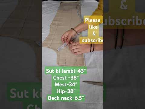 38 Brest Kurti Suit Cutting FulDetaild And Simple Method Simple Kurti Cutting Monikahomeboutique