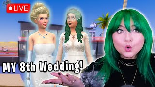 LIVE | The Sims 4 Black Widow Challenge...Time For a WEDDING!