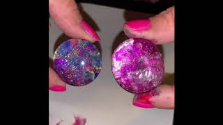 DIY How to Paint cabochons to use as jewelry