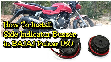 How To Install side Indicator Buzzer in BAJAJ Pulsar 180