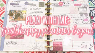 First Happy Planner Layout: Plan With Me!