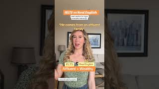 Affluent C1 - IELTS vs Real English 🧡 #english #ielts #esl