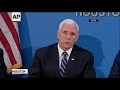 VP Pence: 'Mexico's stepping up' on border issue