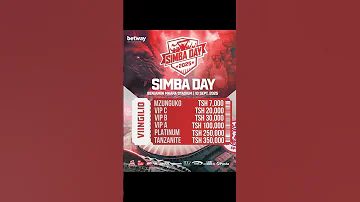 Viingilio Vya 𝐒𝐈𝐌𝐁𝐀 𝐃𝐀𝐘 𝟐𝟎𝟐𝟓 SimbaDay2025 Nguvumoja 