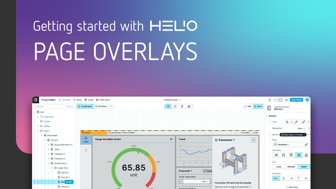 Intuitive Page Overlays für ein responsives HMI – HELIO Getting Started ...