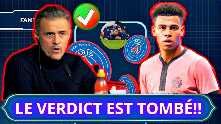 😱URGENT! LE VERDICT EST TOMBÉ! LUIS ENRIQUE FAIT UNE DECLARATION FRACASSANTE..ACTUALITES DU PSG! PSG