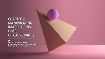 Chapter 2, Manipulating images using GIMP, Grade VI, Part 2