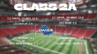 2025-26 GHSA Football Playoffs Bracket Reveal
