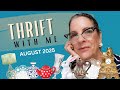 Thrift With Me || August 2025 || Vintage Finds for the Shop and Clothing after Weight Loss