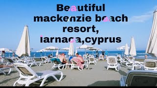 The mackenzie beach,is one of the most beautiful and nice beaches in larnaca..near in the airport..