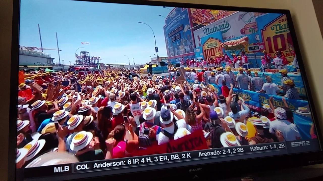 Joey Chestnut Intro 2016 Nathan S Famous Hot Dog Eating Contest Youtube