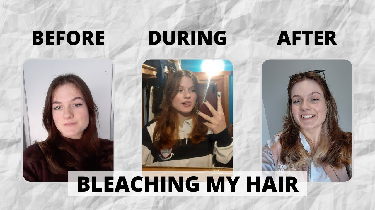 BLEACHING UNDERNEATH MY HAIR AT HOME BLEACH FAIL turned SUCCESS