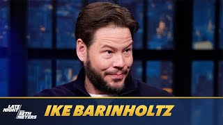 Ike Barinholtz Asks Seth to Give David Letterman a Gift for Him