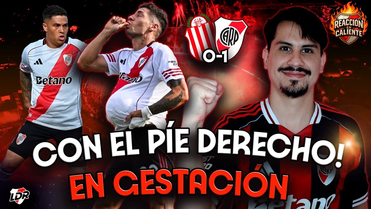 Con el pie Derecho💪 Barracas Central 0 🆚 River Plate 1  🔥Reacción en caliente| Fecha 1 Apertura 2026