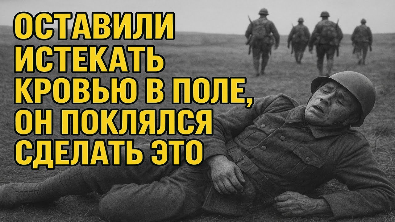 Оставили Истекать в поле Он поклялся Сделать Это..