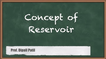 Introduction to Reservoir - Investigation and Reservoir Planning - Water Resources Engineering 1