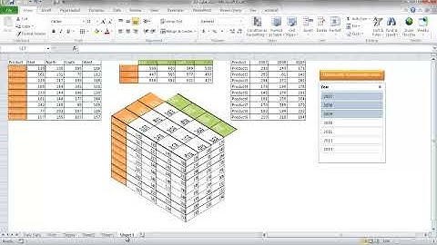 Create a 3D Table Cube