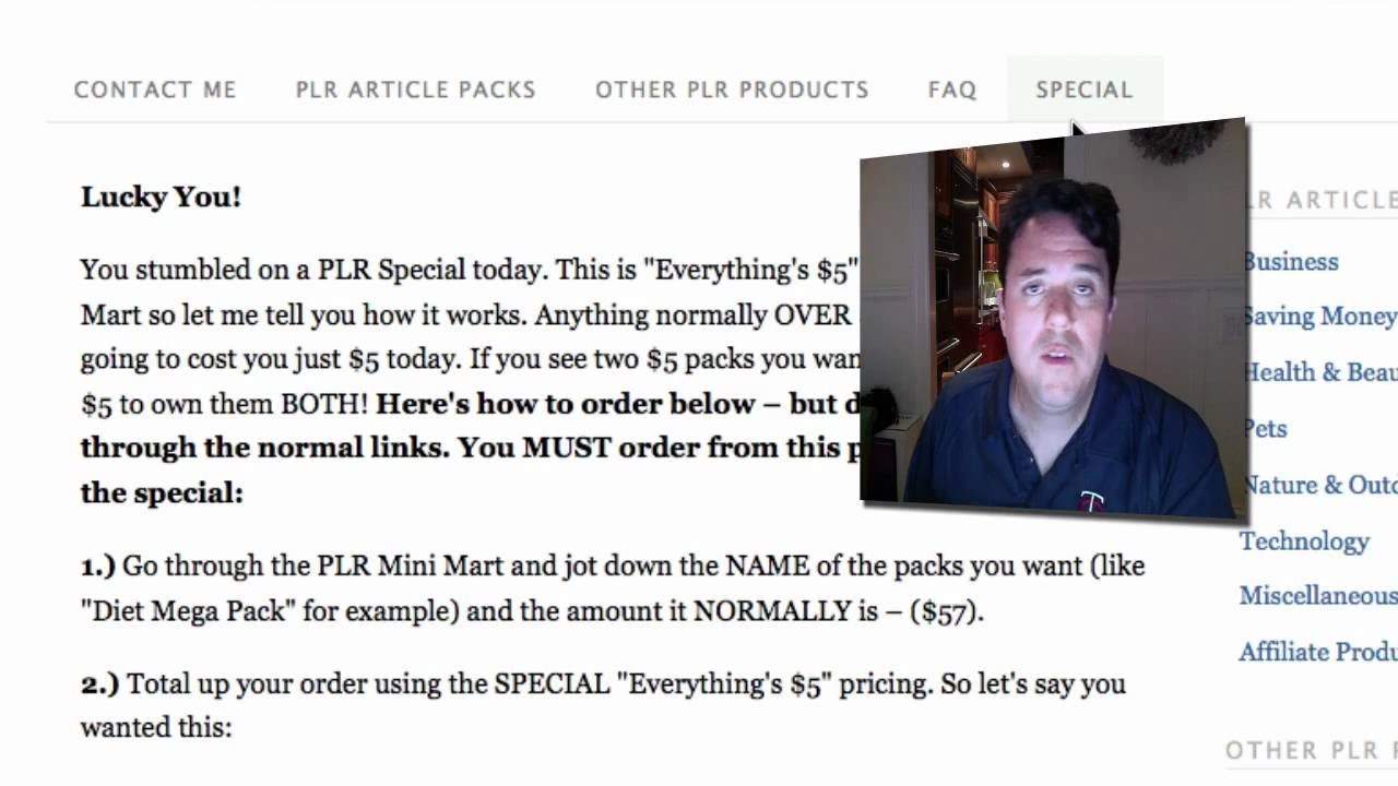 Tiffany Dow PLR - Everything for $5 Sale