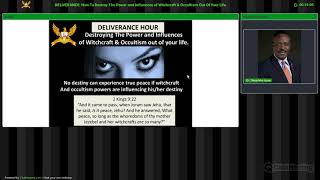 DELIVERANCE: How To Destroy The Power and Influences of Witchcraft & Occultism Out Of Your Life