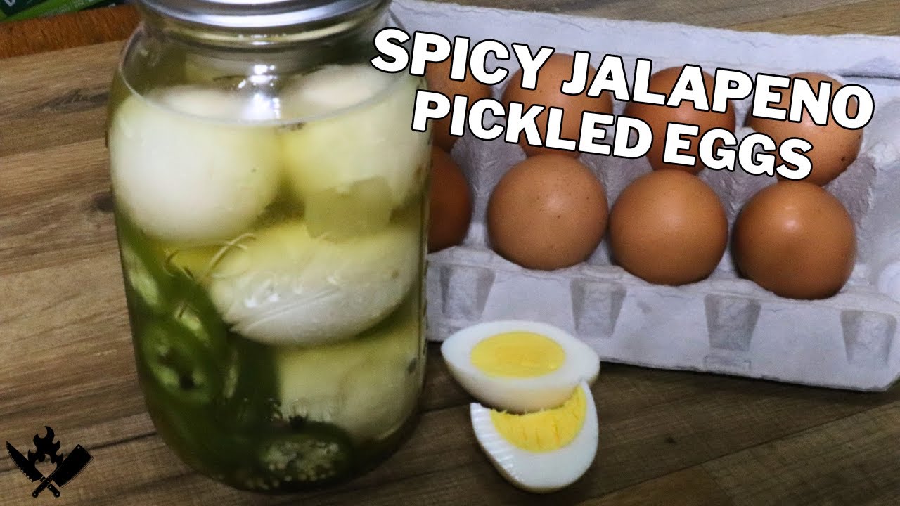 Spicy Jalapeno Pickled Eggs