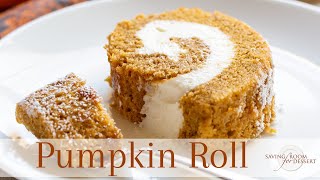 Classic Pumpkin Roll with Cream Cheese Filling 🎃