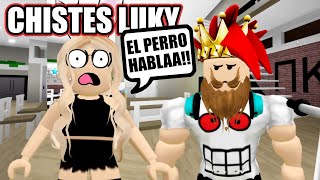 CHISTES CORTOS EN ROBLOX | CHISTE MAMÁ MAMÁ CAPITULO 3 | JUEGOS LUKY