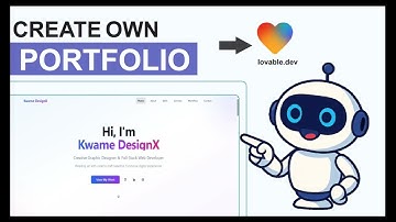 Build a Stunning Portfolio Website in Minutes with Lovable AI – No Code Needed!