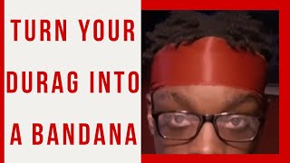 Tutorial | How to tie a Durag like a Bandana