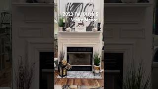 2023 How To Style A Fall Mantel | Decorate With Me #shorts #howto #style #mantel