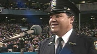 WS2001 Gm3: Rodriguez sings 'God Bless America' WS2001 Gm3: Rodriguez sings 'God Bless America'